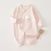 Mameluco para Bebé Tipo Algodón Puro Ropa para Bebé Ropa para Bebé Recién Nacido Ropa de Mariposa para Bebé Pijamas de Algodón Puro Venta al por Mayor