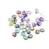 Dingyi Strass Transparente Perlas de Luna Fría Barrocas Perlas Acrílicas Irregulares Galvanizadas con Agujero Pasante Perlas Sueltas Accesorios para Cuentas