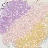 Cuentas de Resina Ojo de Gato con Purpurina Fina Cielo Estrellado de Núcleo Suave para Pulsera, Collar, Cadena de Teléfono Móvil, Llavero, Accesorios para Colgar en Bolsos