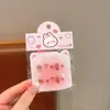 Pegatinas de Manicura de Dibujos Animados para Niños, Parches de Uñas Postizas para Mujeres, Pegamento de Gelatina, Uñas Portátiles Cortas Desmontables, Juguetes para Uñas, Regalos