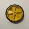 Cortacésped Manual de Empuje con Ruedas de 6 Pulgadas Cultivador Manual de Empuje con Ruedas de 6 Pulgadas Ruedas para Herramientas de Jardín de 6 Pulgadas Cultivador Micro