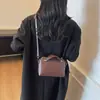 Diseño de Nicho Casual Simple Lujo Ligero Exquisito Versátil Bolso de Mano con Textura de Guijarro Bolsa para Lonchera Bolso Cruzado Ligero para el Día a Día