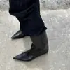 Botas de Pantalón de Charol, Botas de Tacón Alto con Punta Fina, Botas de Talla Grande, Botas Hasta la Rodilla, Botas de Caballero Sexy de Otoño e Invierno para Mujer