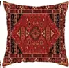 Série Mandalas Vintage Capa de Almofada Estampada em Linho Bolsa Divertida para Casa Adequada para Capa de Almofada Sem Enchimento