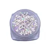 Brillo Dopamina en Forma de Estrella de 1 mm para Uñas, 18 Colores, Colores Mixtos Iridiscentes y Brillantes, Materiales Navideños para Uñas