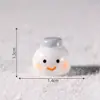 Decoraciones navideñas en miniatura con adorables cachorros y cerditos jugando en la nieve, accesorios para manualidades, mini figuras de escritorio