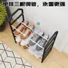 Estante de zapatos económico simple para dormitorio en casa, estante de almacenamiento multicapa atractivo para la entrada, zapatero a prueba de polvo