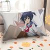 Almohada Personalizada Trendy Bidimensional con Estampado de Dibujos Animados, Cojín de Felpa para Sala de Estar, Almohada Rectangular para Sofá