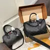 Bolsa de Mão Boston Speedy30 Estilo Versátil Clássico Mais Vendido Crossbody Monograma Bolsa Almofada