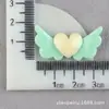 Accesorios para el Cabello de Alas Tocado Accesorios de Pasador para Niños Accesorios de Resina Pegamento de Crema DIY Paquete de Materiales para Funda de Teléfono Móvil con Forma de Corazón