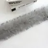 Acabamento de Pelo Sintético de Guaxinim 10cm, Jaqueta Acolchoada Grossa Casaco de Algodão Gola de Pelo, Acessórios de Acabamento de Pelo de Pelúcia