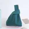 Bolsa de Tricô, Bolsa de Mão, Bolsa Saco, Bolsa de Ombro, Bolsa Feminina de Palha, Bolsa Feminina, Bolsa Colete, Bolsa Simples para Presente, Color-Blocking