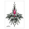 Cross-border novo impermeável peito tatuagem adesivo original grande figura sexy flor braço tatuagem adesivo descartável tatuagem adesivo