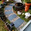 Lajas Irregulares, Adoquines, Losas para Patios, Losas de Piedra Azul al por Mayor, Losas de Piedra Cuadradas y Redondas Engrosadas, Piedra de Borde Rugoso