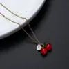 Collar con Colgante de Estrella de Mar Incrustada Transfronterizo de Amazon Cadena para Clavícula de Acero Inoxidable Moda para Viajar al Trabajo Tendencia Nueva Joyería para Mujeres