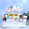 Links personalizados por favor consulte o atendimento ao cliente produção e processamento camada dupla flash Phnom Penh cartão de bolo de aniversário cartão de escrita palavras de bênção