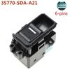 35770-SDA-A21 adequado para Acura TSX Honda Accord interruptor do levantador da porta traseira regulador do levantador de janela