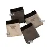 Serie Gris Malla Ropa Interior Femenina, Simple de Cintura Media 10A Antibacteriana Alargada Algodón Puro en la Entrepierna Sin Costuras Cómodas Bragas para Mujer