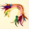 Cuerda elástica para gatos, palo de juguete con plumas, bola de hierba gatera, artefacto para aliviar el aburrimiento, palo para moler gatitos, suministros para mascotas