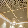 Artesanías decorativas tejidas de bambú, anticorrosivas y a prueba de polillas, para uso en restaurantes y salones de té, separadores de techo retro carbonizados, tapetes de bambú para decoración