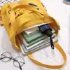 Bolso Cruzado de Lona Estilo Harajuku Nuevo Estilo 2025 para Estudiantes Femeninas, Bolso de Hombro Versión Coreana, Bolso Tote Sencillo para Tutorías
