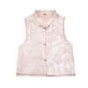 Nuevo Conjunto Floral Elegante de Estilo Chino Delgado para Niña para Primavera y Otoño, con un Nuevo Chaleco de Botones Frontales Estilo Chino y Conjunto de Falda Mamian