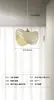 Lámpara Colgante Minimalista Nórdico Japonés para Restaurante Estilo Crema Simple Moderno Diseñador Wabi-Sabi Casa de Huéspedes Lámpara Creativa de Resina