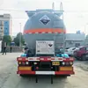 [Precio de Depósito] 29.2 Metros Cuadrados Semirremolque Corrosivo Camión Cisterna Azul Brillante Acero al Carbono Camión de Transporte Huat