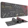 Popular Alfombrilla de Ratón Transfronteriza con Mapa Caliente, Alfombrilla de Escritorio para Teclado Extra Grande de Venta Caliente, Resistente a las Manchas, Borde Engrosado