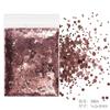 Brillantina de uñas, brillantina ultrafina, brillantina en polvo, lentejuelas, traje morado mixto, esmalte de uñas, pegamento, joyería transfronteriza