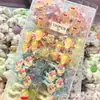 Nuevo y lindo pasador de coleta nacarado con forma de lazo de cereza y helado de mango para niños y estudiantes