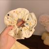 Laranja Onda Arco-Íris Bolinha Elástico de Cabelo Intestino Grosso Elástico de Cabelo Feminino Elástico de Cabelo Versátil Elástico de Cabelo Acessórios de Cabelo Nicho Acessório de Cabeça