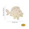 Artesanías de Peces de Madera del Océano de Amazon TikTok Piezas de Madera sin Terminar para Bricolaje Decoración para Fiestas en Casa Xiyin