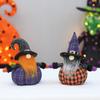 Suministro Exclusivo Transfronterizo de Nuevos Productos de Halloween: Sombrero de Tela Puntiagudo Muñeco de Cabeza con Barba Larga, Calabaza Rellena de Algodón Pp Adornos Decorativos