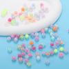 Acrílico Transparente Color Caramelo Flor Amor con Cuentas Cuentas DIY Accesorios para Joyería Pulsera Collar Cuentas Sueltas W334