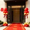 Decoração de Recepção de Casamento em Hotel Casamento Rural ao Ar Livre Marcadores de Corredor Placas de Direção Conjunto de Colunas de Flores Corredor de Casamento