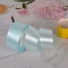 Suministro de fábrica 4cm cinta de poliéster para silla de boda respaldo cinta de satén cinta ramo flor material cinta de embalaje al por mayor