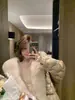 200.000 piezas vendidas: Suéter de punto irregular para mujer, diseño elegante, top de capa base, estilo puro y seductor