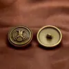 Botones Metálicos Vintage al por Mayor para Abrigos y Chaquetas de Lana con Acabado de Alta Gama, Botones Cosidos a Mano 18 mm - 23 mm Botones para Traje