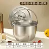 Recipiente de Banha de Aço Inoxidável 304 com Alça, Recipiente de Óleo de Cozinha com Filtro Doméstico, Tanque de Armazenamento de Banha com Duas Alças