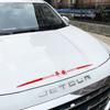 Colorido Laser Texto Adesivo Do Carro Ping An Jixiang Corpo Porta Traseira Do Portador Do Vidro Scratch Cover Car Adesivo Decoração