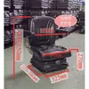 Asiento de Cargadora Asiento de Suspensión para Tractor Vehículo de Cuatro Ruedas Vehículo Agrícola Asiento con Amortiguación Maquinaria de Ingeniería Asiento con Baja Absorción de Impactos