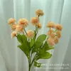 Venda Quente Transfronteiriça Bola de Dente-de-Leão Crisântemo Tênis de Mesa Crisântemo Buquê Flores Artificiais Decoração para Casa Casamento Enfeites Flores Artificiais Atacado