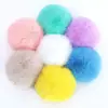 Venta al por mayor de fábrica bola de pelo de conejo Rex imitación bola de pelo artificial zorro imitación accesorios para ropa, zapatos y sombreros accesorios DIY pelo