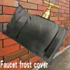 Venta Caliente de Amazon Cubierta Protectora Impermeable de Tela Oxford para Grifo Antihielo Funda para Grifo Bolsa Pequeña Cubierta Antihielo Negra