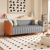Apartamento Pequeño Sofá Italiano de Lujo Ligero Barbería Zona de Descanso Alquiler de Apartamento Tienda de Ropa Sofá de Dos o Tres Plazas Combinación de Colores