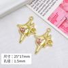 Estilo Gótico Europeu e Americano da Moda Broca Manual de Amor Estrela de Quatro Homens Acessórios de Joias DIY Material para Pulseira Colar Brincos