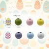 Accesorios de Joyería Hechos a Mano DIY Huevo Decorativo de Pascua Cuentas de Madera Bolsita de Materiales Hechos a Mano con Cuentas Festivas