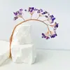 Venta al por mayor de fábrica árbol de la fortuna de grava de cristal árbol de la suerte de colores árbol de la fortuna tejido a mano productos semiacabados DIY