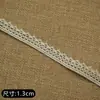 En Stock Exquisito Encaje de Algodón Puro con Adorno, Encaje Pied de Poule, Materiales para Manualidades con Adornos de Encaje